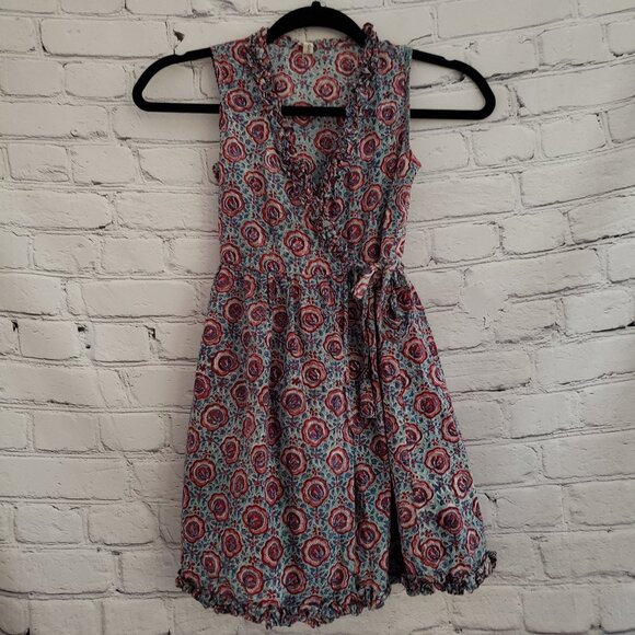 Anokhi Koki Girls Wrap Dress